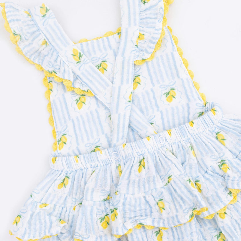 Lovely Lemons - Ric Rac Ruffle Sunsuit