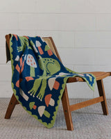Hoppy Place Knit Mini Blanket
