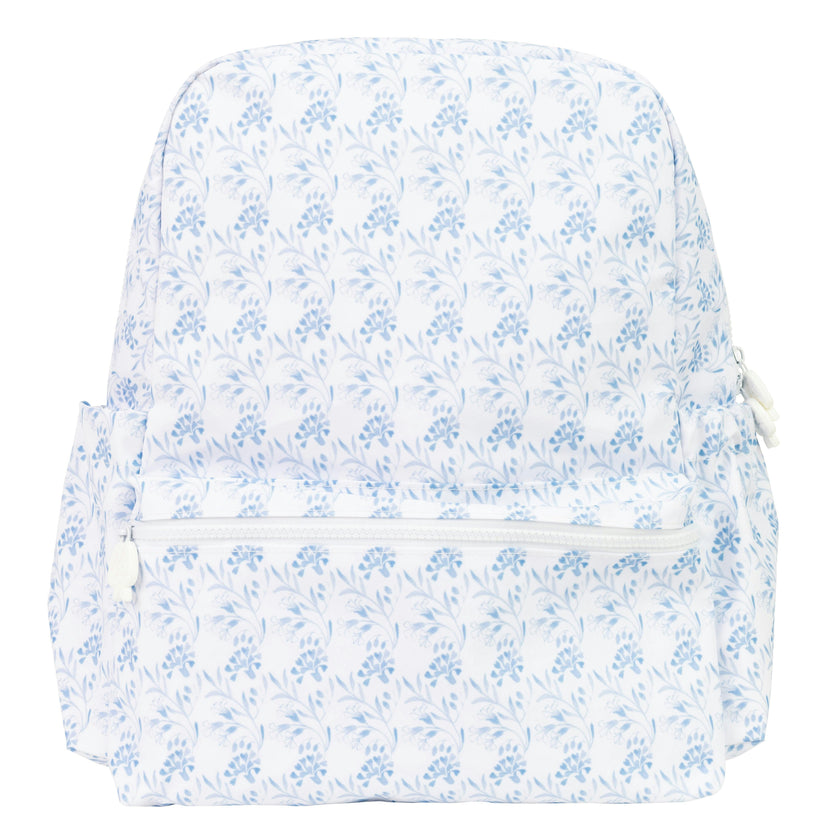 The Backpack in Navy Floral