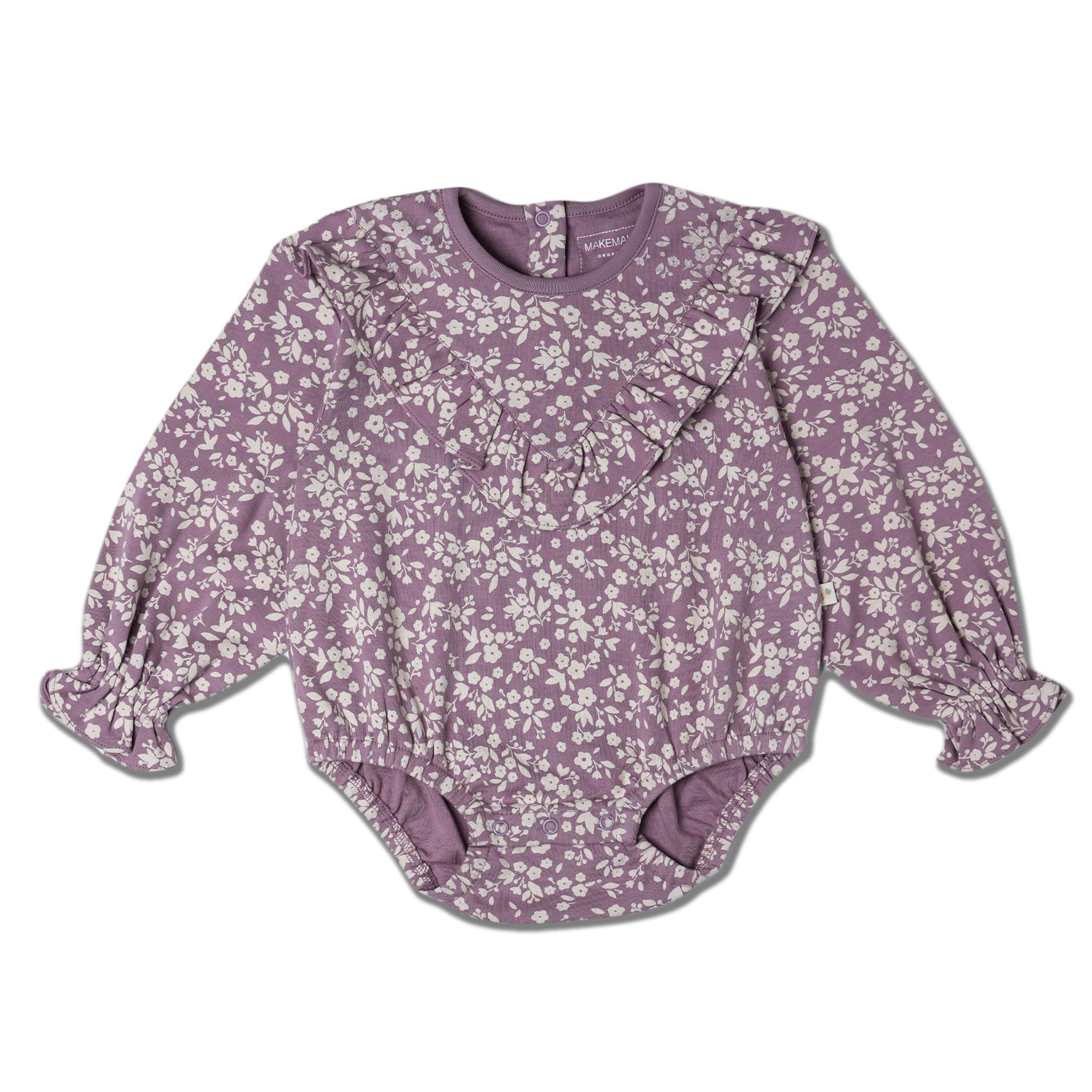 Organic Ruffle Bubble Romper