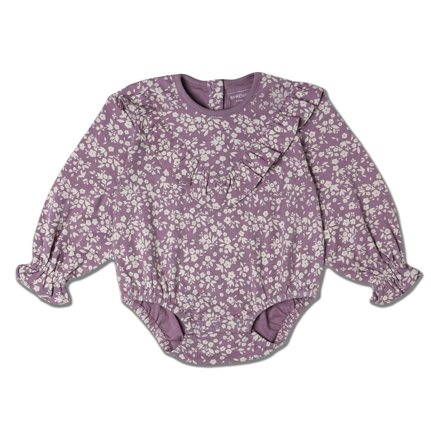 Organic Ruffle Bubble Romper
