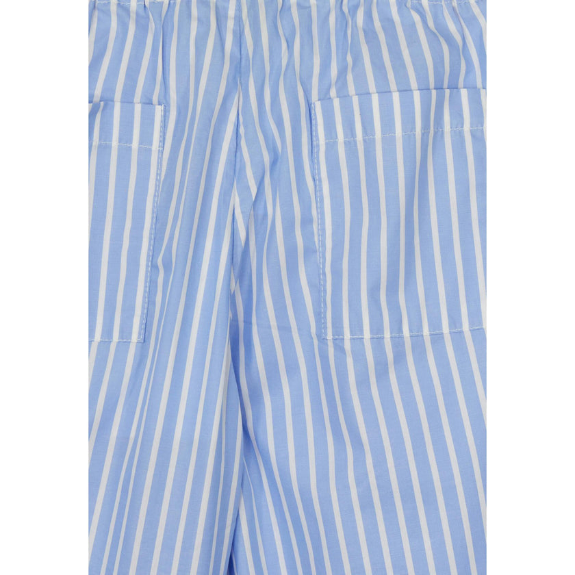 Mipounet SS26 Sia Popelin, Pant Ecru Blue