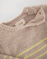 Long Sleeve Top Striped - Fuzzy