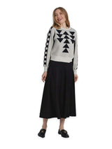 Geometric Print Sweater