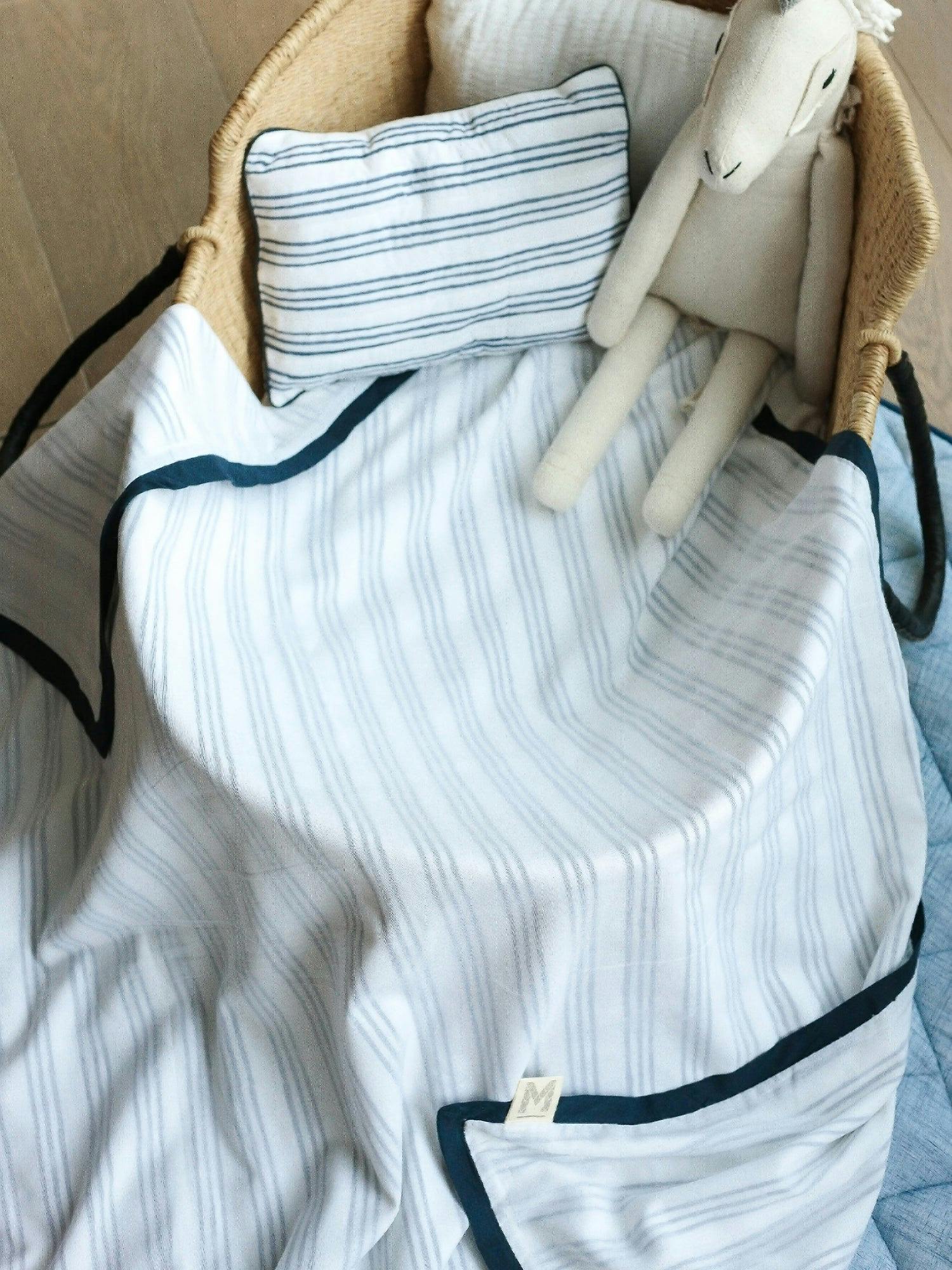 Block-Printed Receiving Dohar Blanket
