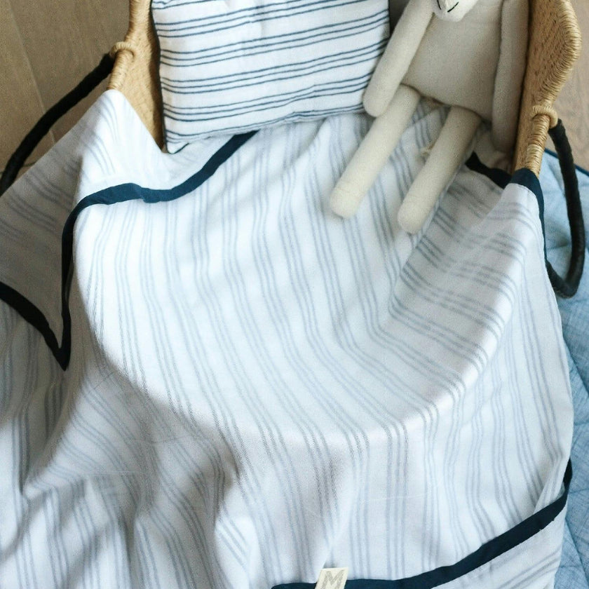 Block-Printed Receiving Dohar Blanket
