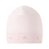 Pink Pima Smocked Hat