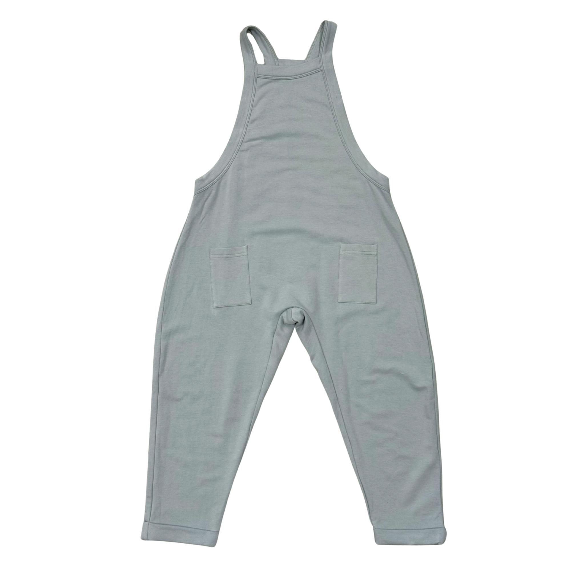Long Sleeve Harem Jumpsuit Set in Grayish Blue