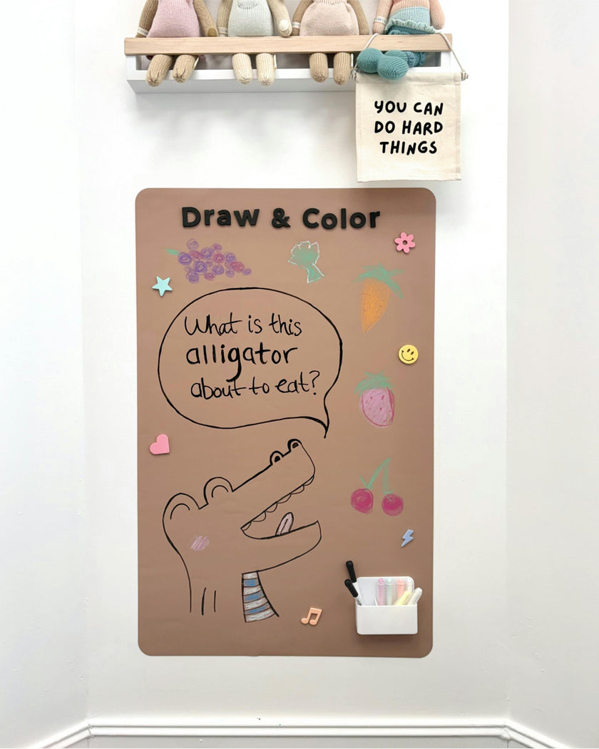 Magic Playwall - Rectangle Magnetic Wall Decal for Kids