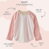 ROOKIE 3-Pack Baseball Tee