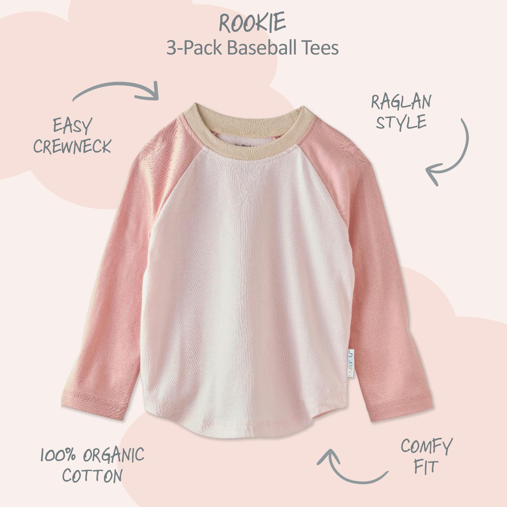 ROOKIE 3-Pack Baseball Tee