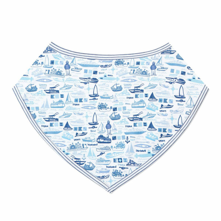 Boats Baby Bandana Bib