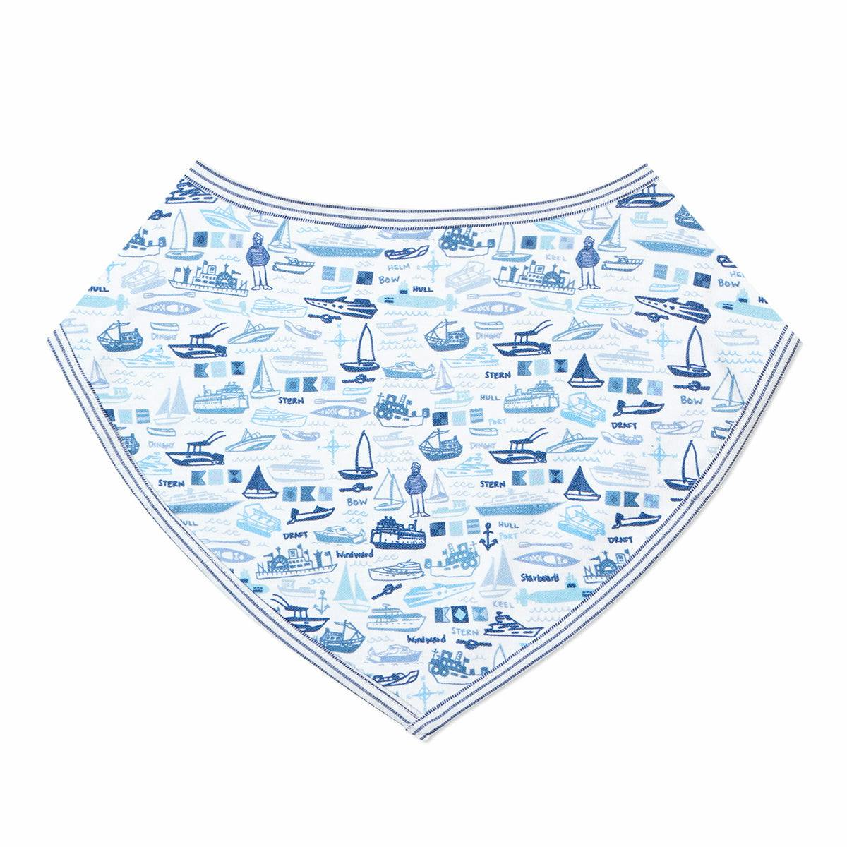 Boats Baby Bandana Bib