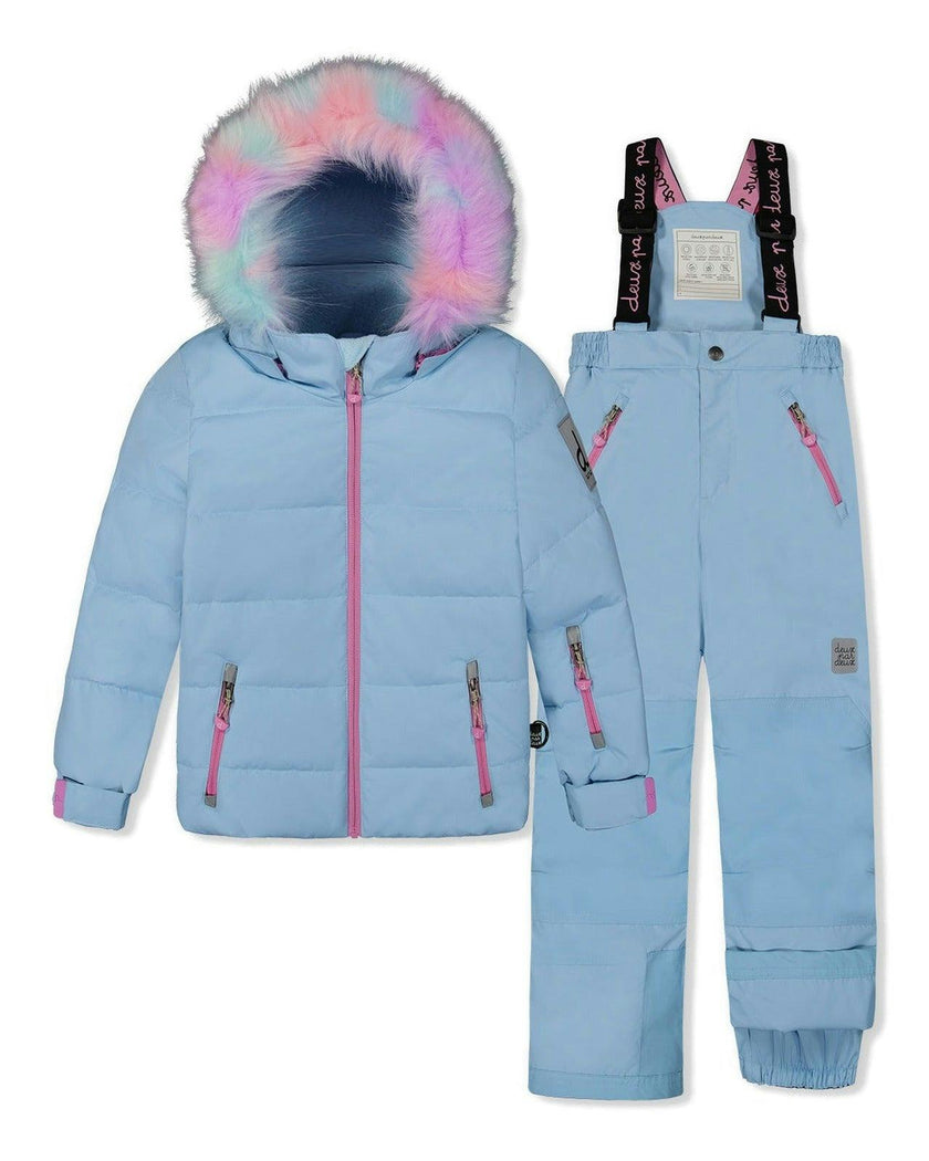 Two Piece Play Snowsuit Light Blue