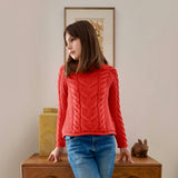 Sloane Supersoft Merino Sweater - Coral