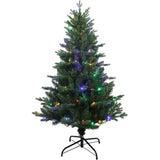 4.5-Foot Pre-Lit Multi-Colored LED Jackson Pine Tree