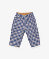 Reversible Pant, Marine Tiny Check