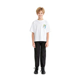 White Oversized Graphic T‑Shirt