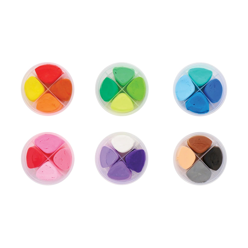 Creatibles Deluxe Air Dry Clay Kit - Set of 24 Colors