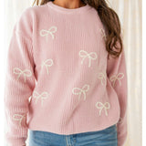 All Over Bows Women's Sweater