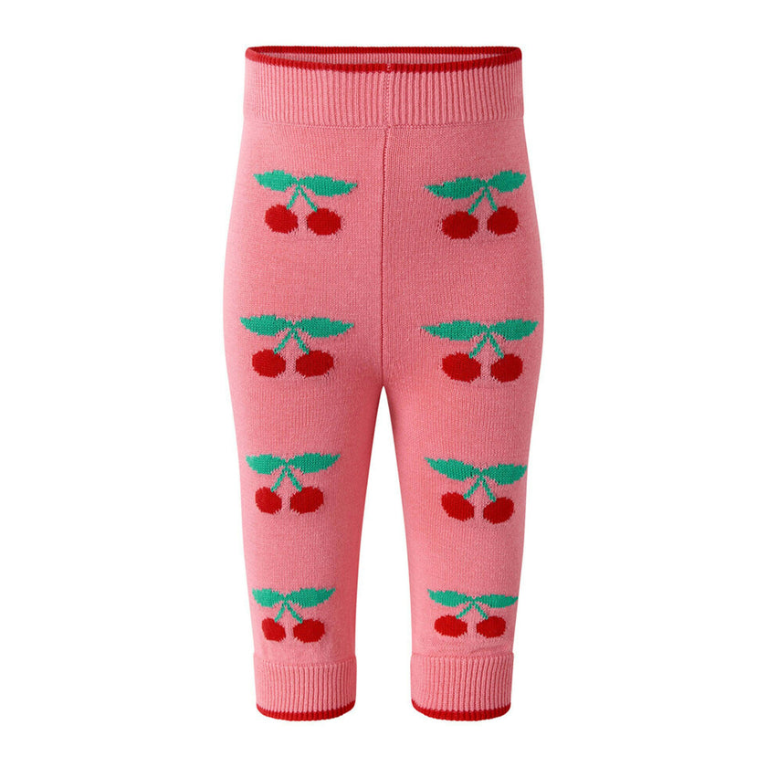 Cherry Cardigan and Legging Set