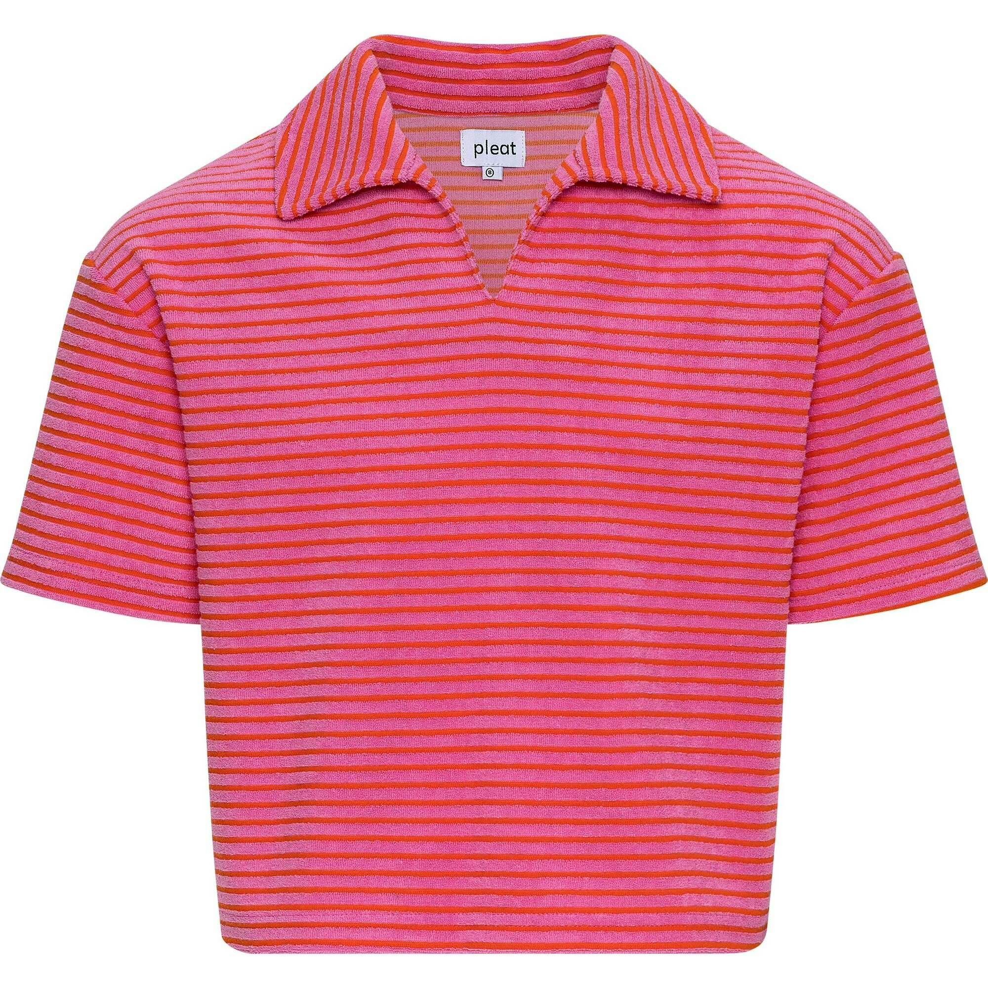 Pierce Top Pink/Orange French Terry