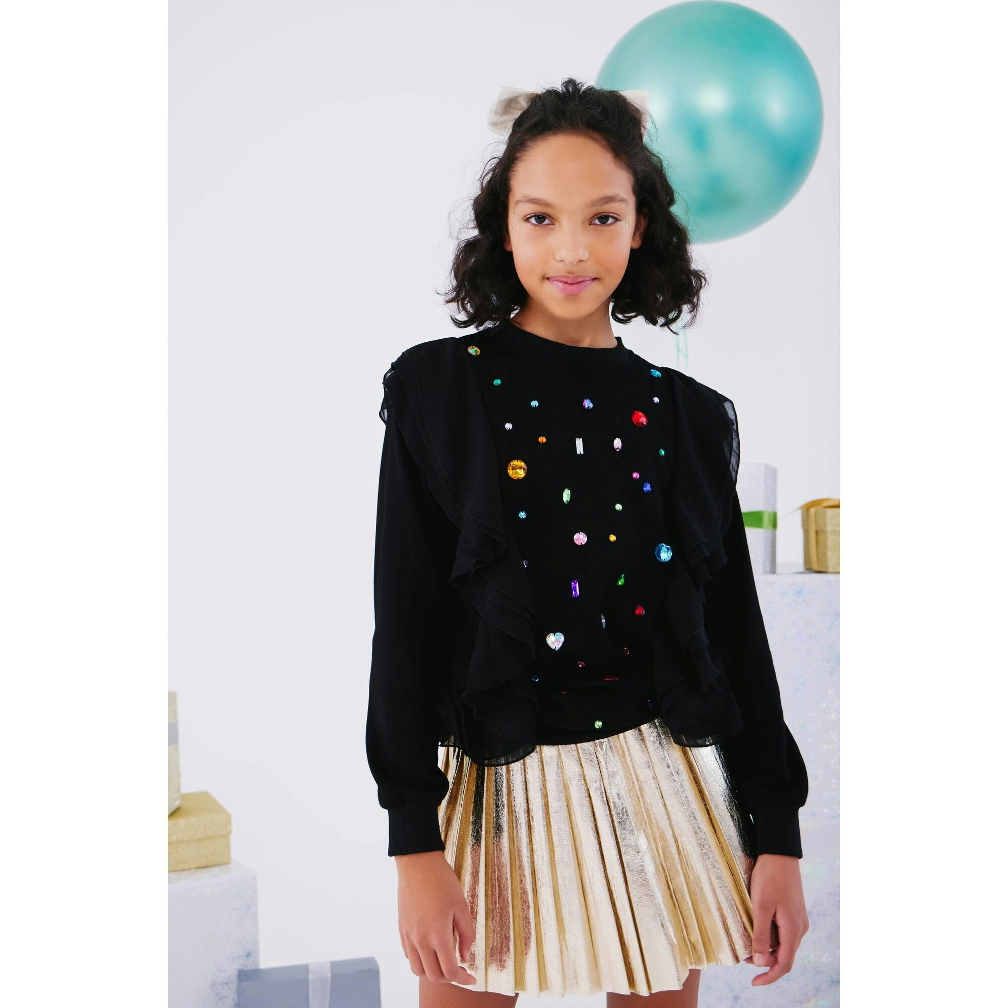 Ruffle Rainbow Gem Shirt