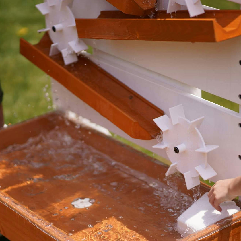 Avenlur Large Wooden Water Table – Multi-Level Sensory Play Station
