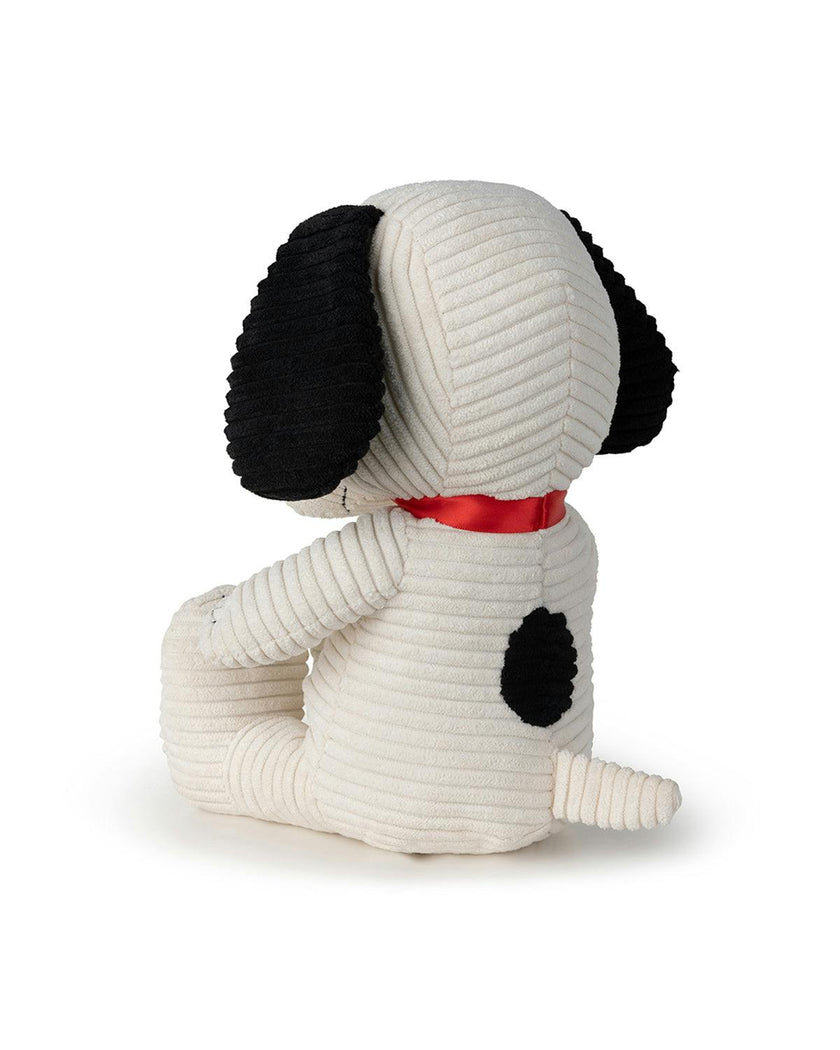 Plush Peanuts Snoopy Corduroy Cream In Giftbox 11"
