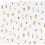 Organic Cotton Muslin Crib Sheet - White