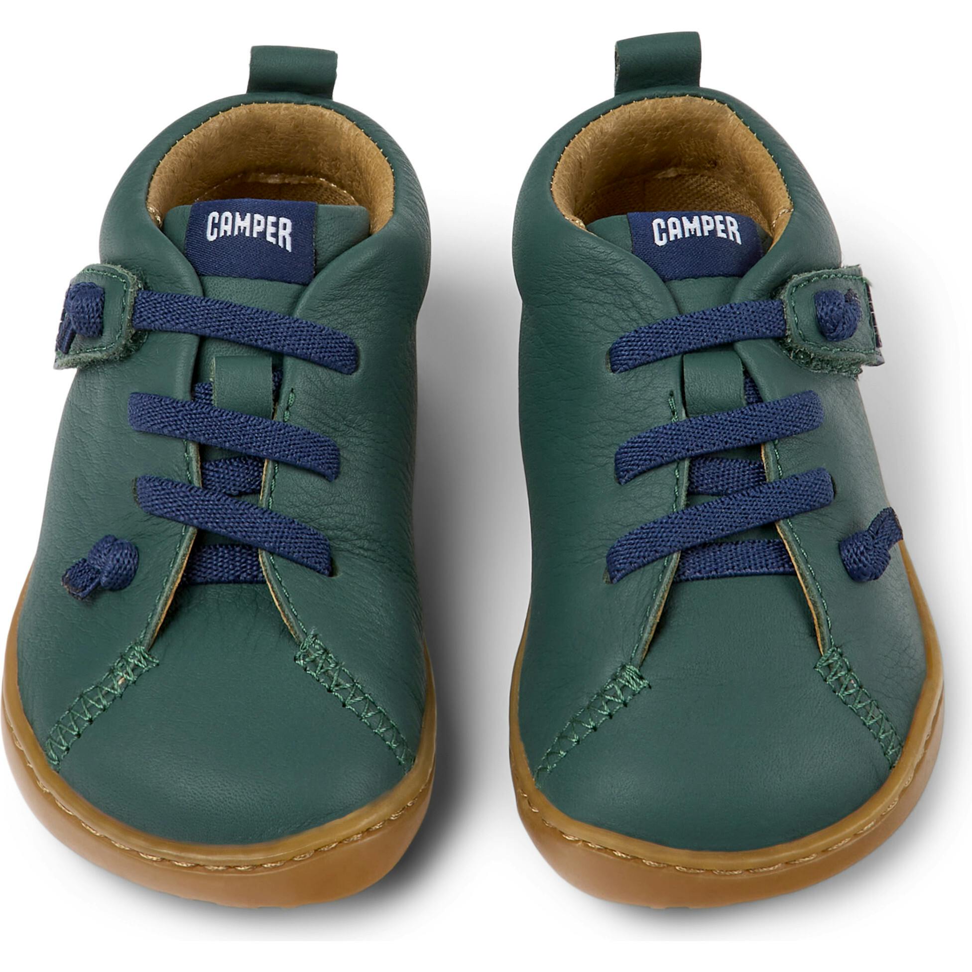 Peu Cami Hook-N-Loop Closure Leather Shoes