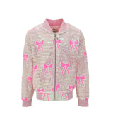 Sequin Bow Bomber
