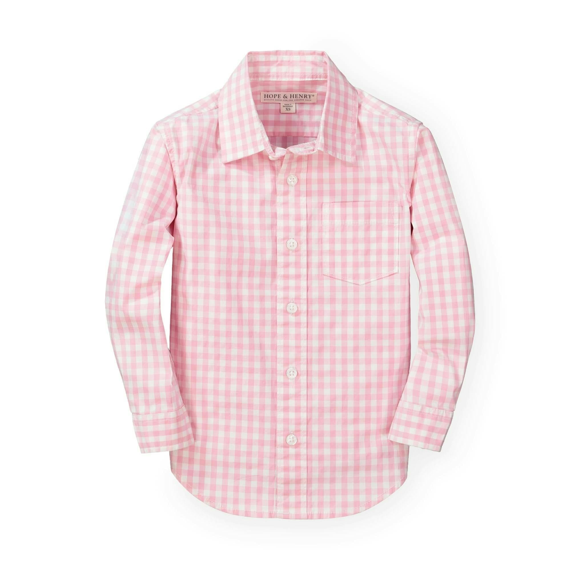 Stretch Poplin Button Down Shirt - Baby