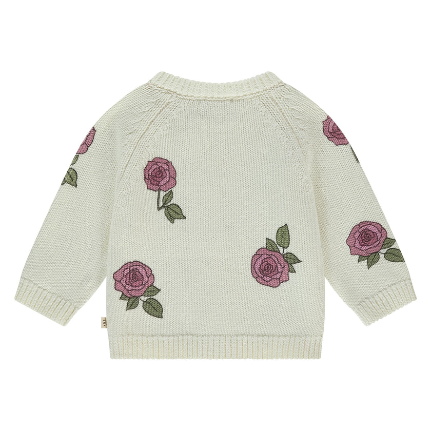 Floral Applique Cardigan