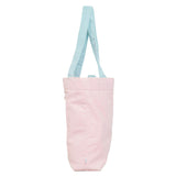 Color Block Tote – Corduroy & Sherpa Bag with Double Pockets + Cozy Coin Purse, Cotton Candy