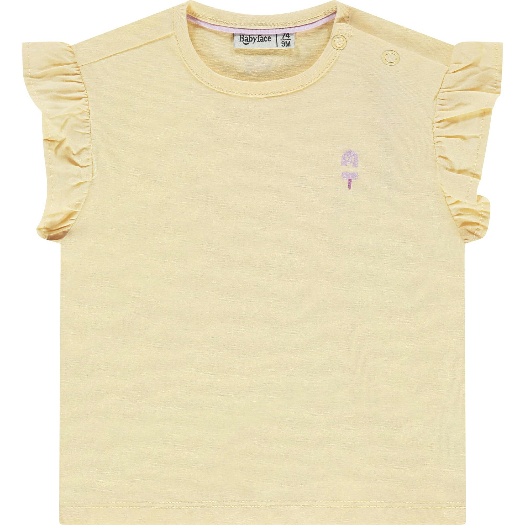 Ruffled Sleeve T-Shirt