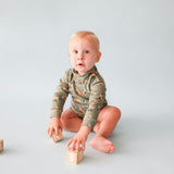 Green Turtleneck Onesie