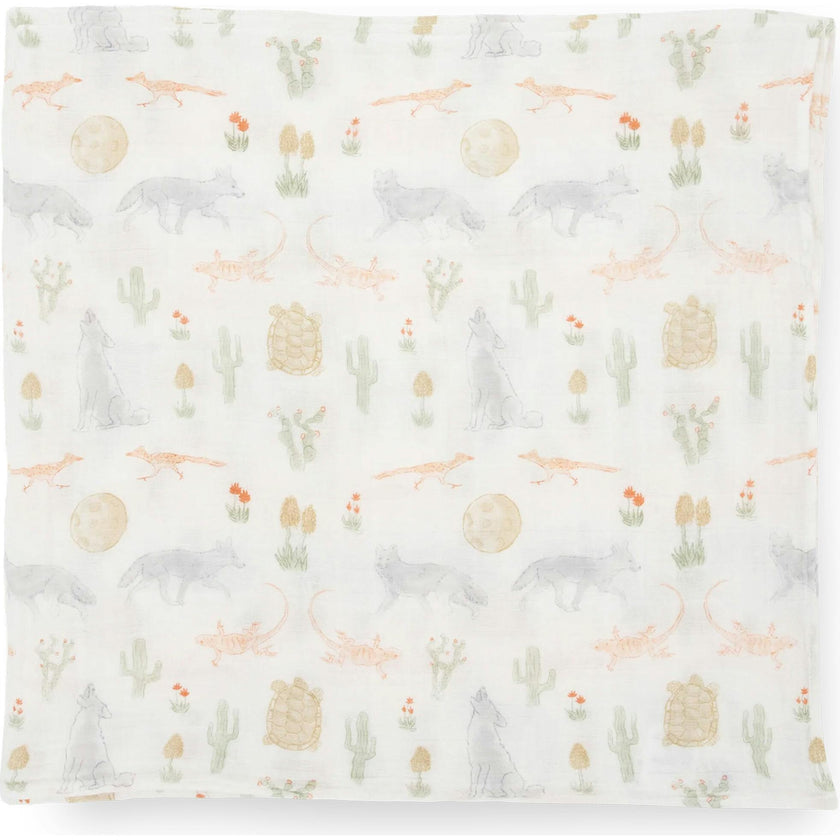 Cotton Muslin Swaddle Blanket - Desert Night