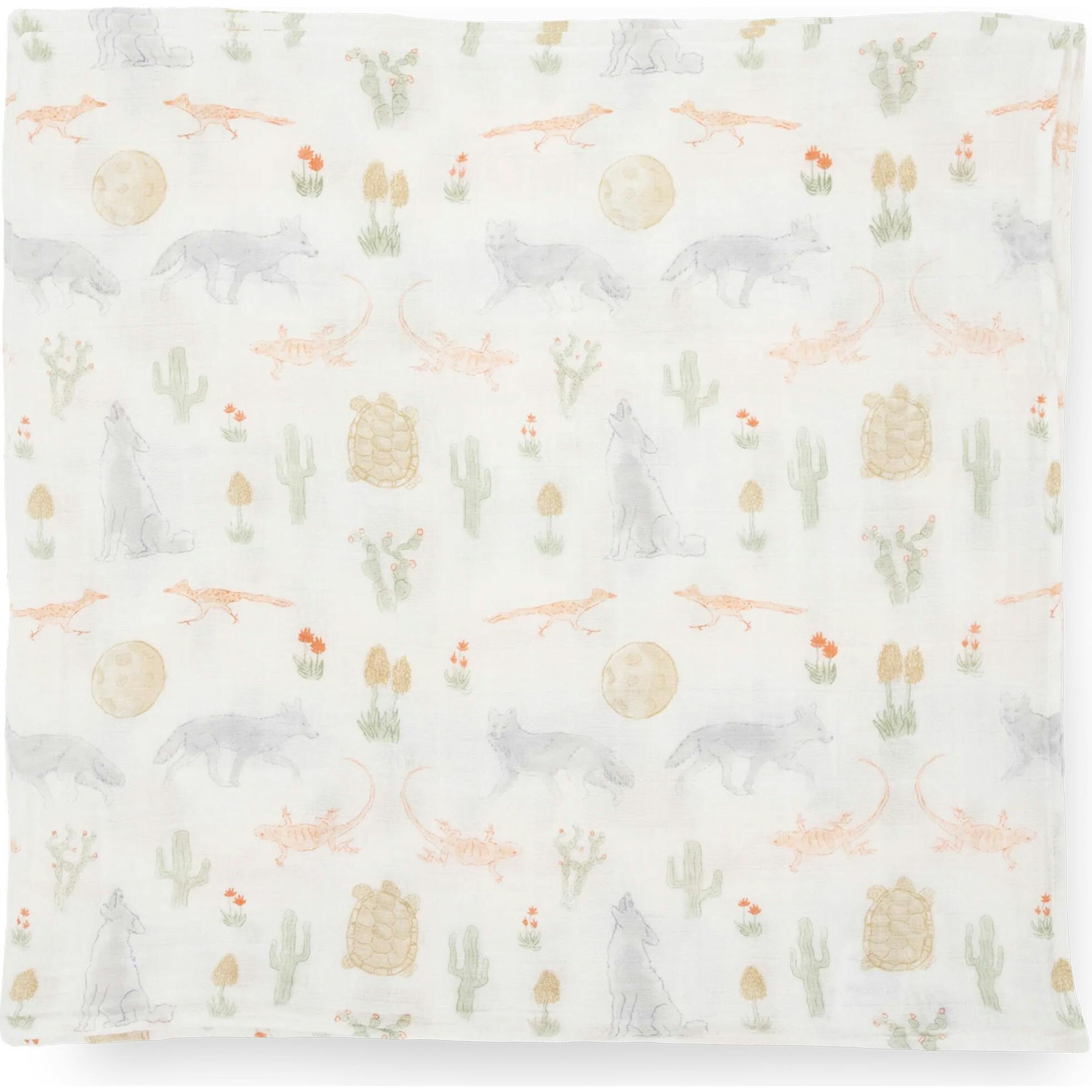 Cotton Muslin Swaddle Blanket - Desert Night