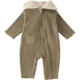 Teddy Fleece Baby Suit, Green