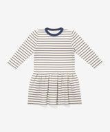 Isla Sweatshirt Dress, Navy French Stripe