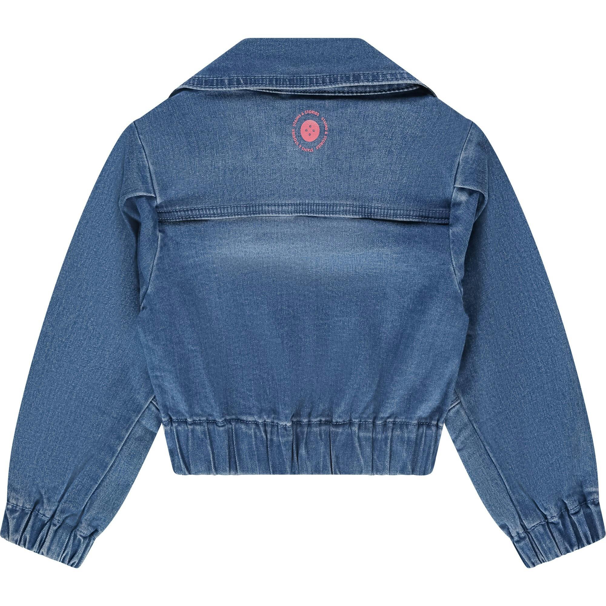 Modern Cinched Waist Denim Jacket