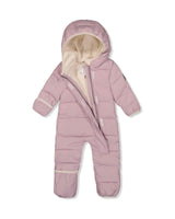 Baby Cloud One Piece Snowsuit Adapted For Car Seats Lavender
