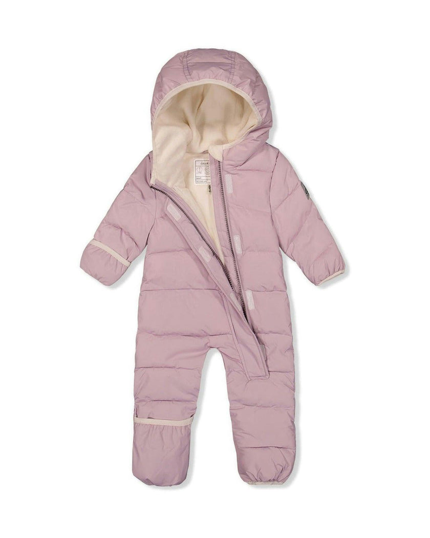 Baby Cloud One Piece Snowsuit Adapted For Car Seats Lavender