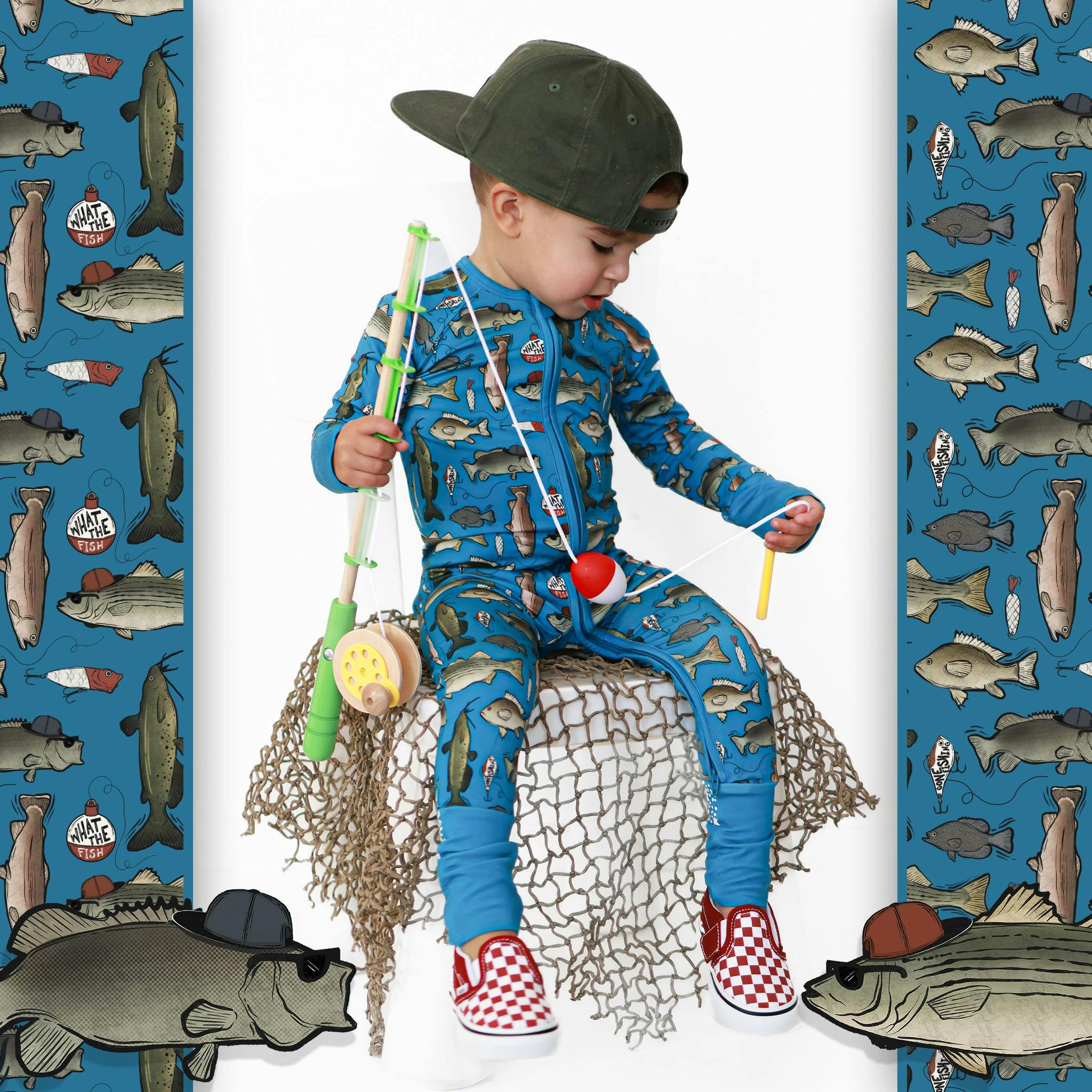 Wishin I Was Fishin' Blue Snoozer