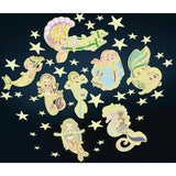 The Original Glowstars: Glowstars & Mermaids Self-Adhesive Pads for Décor