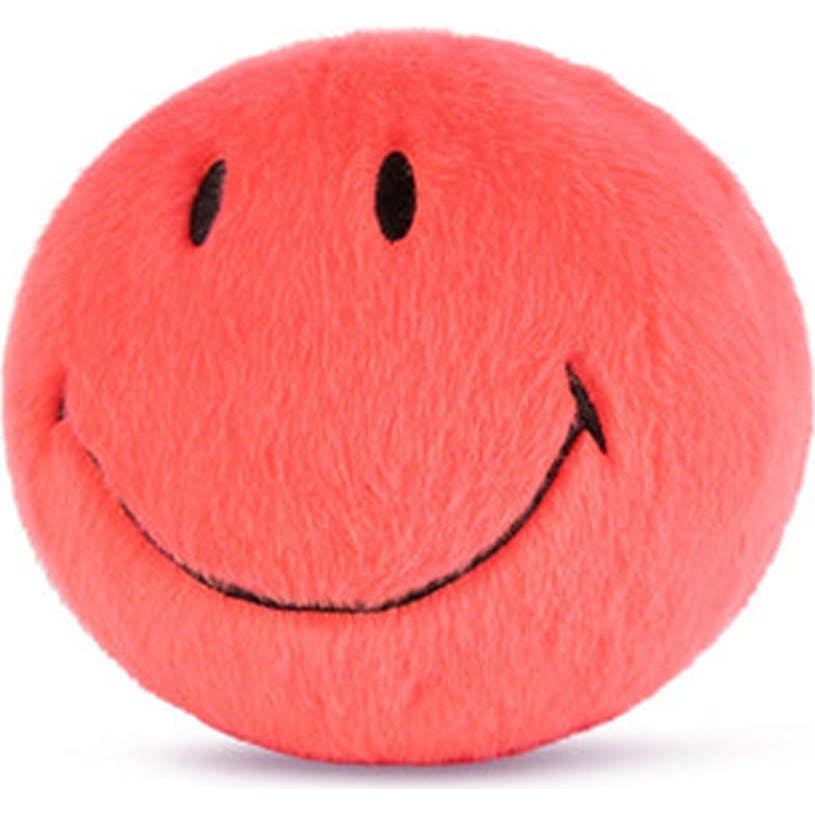 Plush Smiley Fuzzy Pink 5