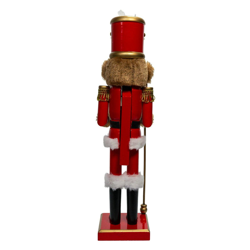 Kurt Adler 15-Inch Teddy Bear Soldier Nutcracker