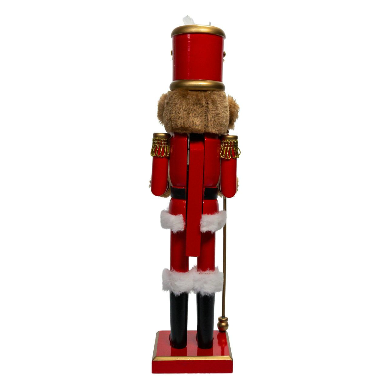 Kurt Adler 15-Inch Teddy Bear Soldier Nutcracker