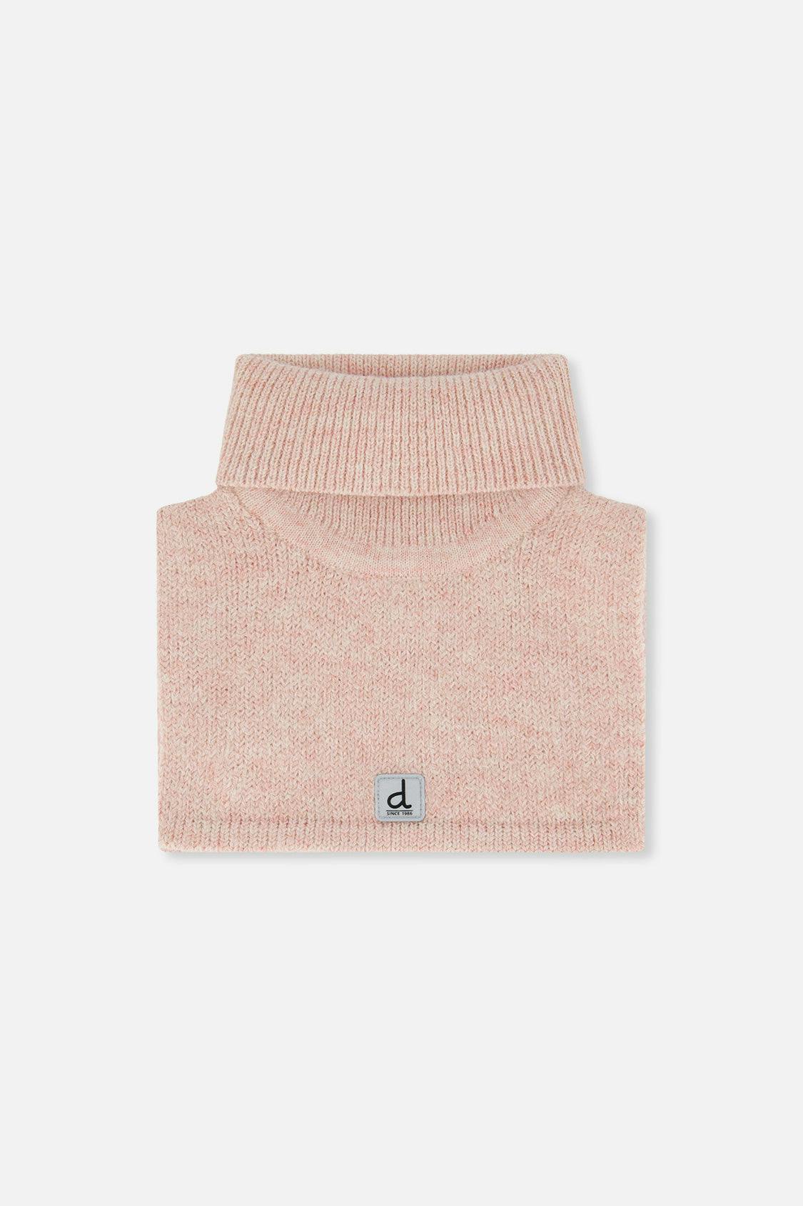 Knit Turtle Neckwarmer Pale Dusty Pink